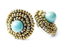 Ziio turquoise earrings.